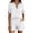 White, variant on Tanghaowl Short Sets for Women, Women's Shorts Set 2 Piece Summer Short Sleeve Shirt and Shorts Beach Outfit Lightweight - Design Casual Daily Fashion White XXL