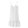 thumbnail image 4 of ZHYou Beach Cover Ups for Women with Spaghetti Strap Swimwear Summer Bikini Bathing Suit Comfy Lightweight Dresses White S, 4 of 7