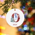 thumbnail image 5 of Coche Decoraciones de Navidad 2025 Nuevo 26 Carta de Navidad Muñeco de Nieve Colgante de Navidad - Colgante de Coche de Acrílico Santa Navidad Muñeco de Nieve Decoraciones, 5 of 5