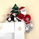 thumbnail image 1 of 2024 Nuevo adorno de metal para puerta de Navidad, adorno para puerta de Halloween, decoración de letrero de esquina para marco de puerta superior, manualidades de bricolaje para paredes de ventanas p, 1 of 7