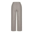 thumbnail image 5 of Women's Casual Wide Leg Palazzo Pants High Waisted Smocked Lounge Trousers with Pockets, 5 of 6