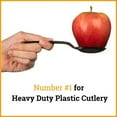 thumbnail image 5 of Faithful Supply 50 Black Plastic Silverware Sets  - Perfect for Weddings, Birthdays and Events, 5 of 7