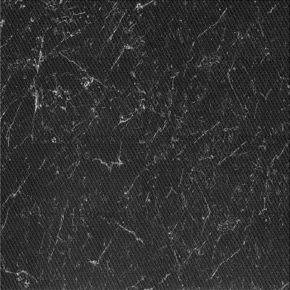 Ahgly Company Machine Washable Indoor Square Transitional Night Black Area Rugs, 8' Square