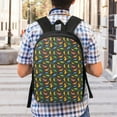 thumbnail image 5 of Uemuo Cartoon Dino Printed Durable 17-inch Student Backpack - Lightweight, Waterproof, Adjustable Straps, Ideal for School, Work, Travel, 5 of 5