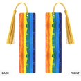thumbnail image 2 of Kdxio Rainbow Colored Print Metal Tassel Bookmarks,Perfect Gift for Art Lovers and Bookworms Metal Bookmarks for Women, 2 of 8