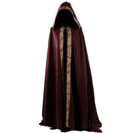 

Christmas Gift Juebong Cosplay Men s And Women Cloak For Jedi Robe Costume Solid Color Tunic Lapel Uniform