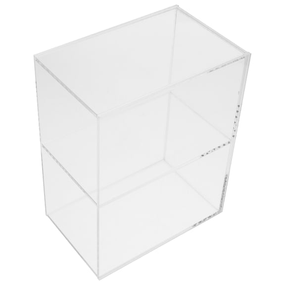 UPOUART Clear Acrylic Betta Tank Decorative Desktop Aquarium Fish Bowl Stylish for Home Use