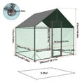 thumbnail image 6 of BingoPaw Outdoor Chicken Run Coop Large Walk-in Poultry Cage Duck Goose Pen Fence with Upgraded Metal and Waterproof UV Cover, 6 of 12