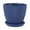 Blue, variant on geerera 3.5 Inch Plastic Plant Pots With Saucers Drains Holes Indoor Outdoor Flower Pots For Succulents Herbs Cactus Modern Lightweight