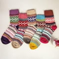 thumbnail image 2 of TIFOR Pack of 5 Womens Winter Socks Warm Thick Knit Wool Soft Vintage Casual Crew Socks Gifts, 2 of 6