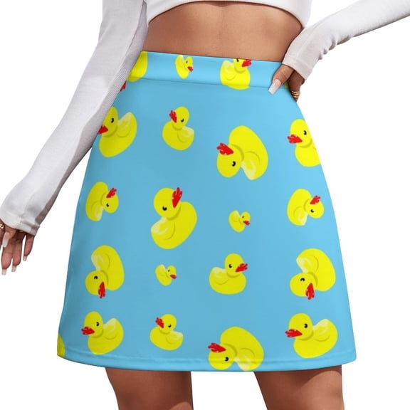 Rubber Ducks Mini Skirt short skirt Miniskirt