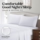 thumbnail image 3 of Striped Bed Sheet Set 1800 Luxury Soft Microfiber Deep Pocket 3-Piece Bedding Set - Wrinkle, Stain, Fade Resistant - White Queen, 3 of 4