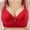 Red bras for women, variant on Wycnly Bras for Women,Womens T-Shirt Bras,Womens Full Figure Bras Elder Ladies Large Size Compression Push up Underwire Bra Comfy Breathable Wirefree Underwear