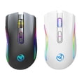 thumbnail image 2 of High Sensitivity Mouse 2.4G Mute Gaming Mouse Rechargeable 4800DPI Gaming Mechanical Mouse For Game Computer Tablet PC O, 2 of 11