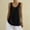 15# Black, variant on Sleeveless Shirts for Women Scoop Neck Tank Top Relaxed Fit Summer Lightweight Casual Blouse Daily Wear Tops White M