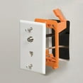 thumbnail image 2 of Carlon SC100RR Outlet Box, 4.32 in L, 2.52 in W, 1 -Gang, Non-Metallic, Orange, 2 of 5