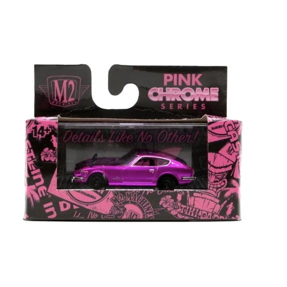 M2 Machines 1970 Nissan Fairlady Z432 Pink Chrome Series