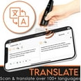 thumbnail image 4 of Scanmarker Reader – Digital Scanner Pen with OCR, Text-to-Speech Translation  Support for Dyslexia and Learning Difficulties – Compatible with Multiple Devices – Black, 4 of 5