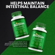 BioSlim Cleanse Capsules – Bio Slim Digestive Support, Gut Wellness, 1 Pack, 60 Capsules