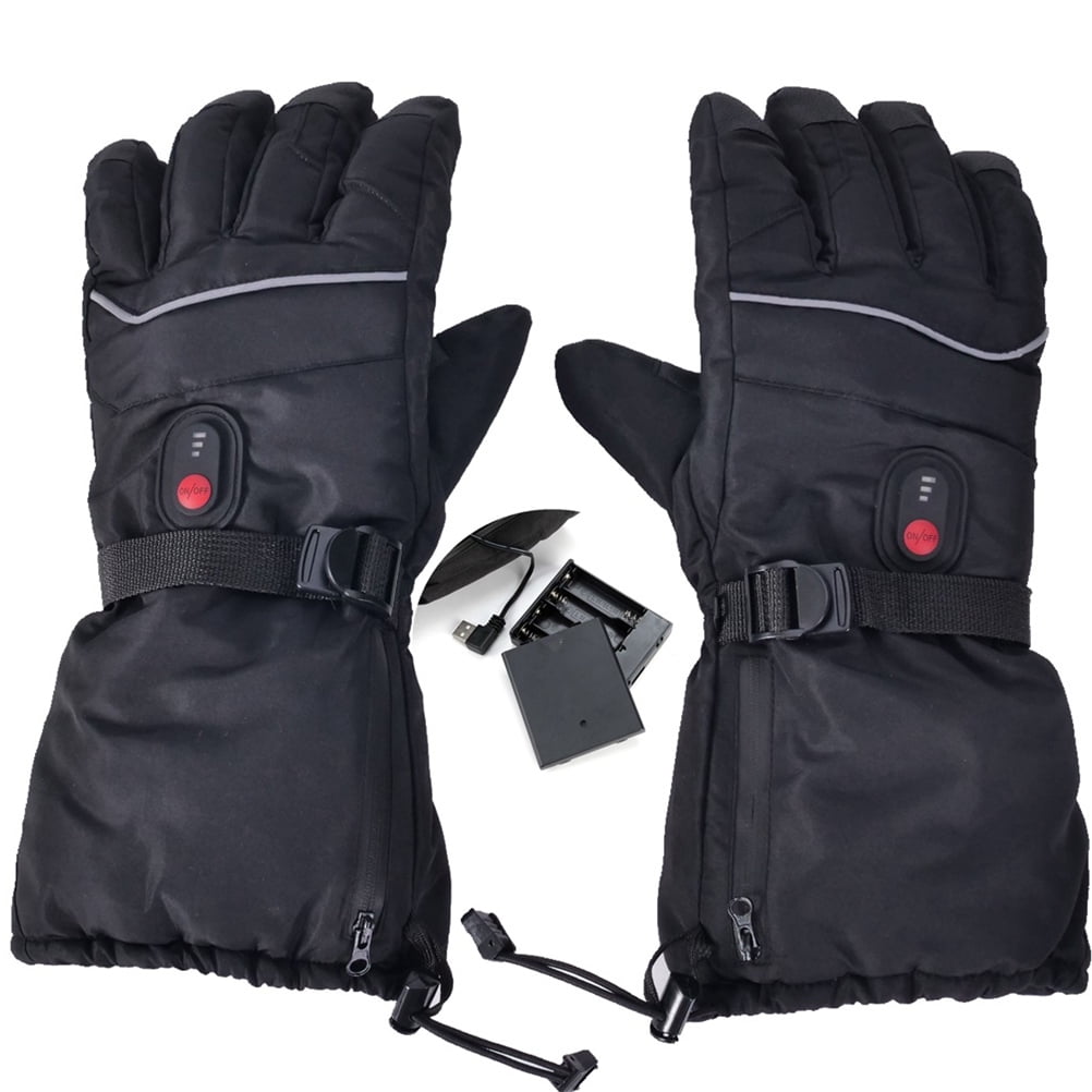 Gants Chauffants USB – Imperméables, Coupe-vent, écran Tactile – Pour Ski, Vélo, Camping – Homme/femme, Taille Unique - 4