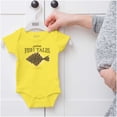 thumbnail image 5 of Gill McFinn Flounder Fishing Fish Romper Boys or Girls Infant Baby Brisco Brands NB, 5 of 6