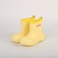 thumbnail image 5 of Gelikeya Boys Rain Boots Waterproof Outdoor Wear Little Boy School Shoes Work Boots (Rainwear, Yellow, 6-7 Years), 5 of 6