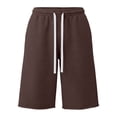 thumbnail image 2 of Resicozy Baggy Sweat Shorts Men 2026 Cotton Y2k Shorts Casual Under Knee Shorts Hem Gym Shorts with Pockets Coffee 3XL, 2 of 6