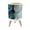 Color 3, variant on Small Trash Can with Lid Marble Texture Modern Abstract Blue Gold Aesthetic Luxury 1.8 Gallon Dog Proof Trash Can Round Garbage Can Waste Bin Wastebasket for Bathroom Bedroom Living Room