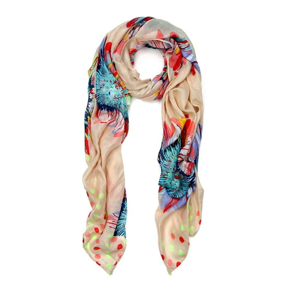 Premium Sunflower Print Fashion Scarf Wrap