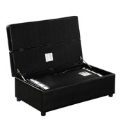 Black Twin Size Sleeper Bed - With Construction And Soft Upholstery For In Plywood Comfortable Seating Area