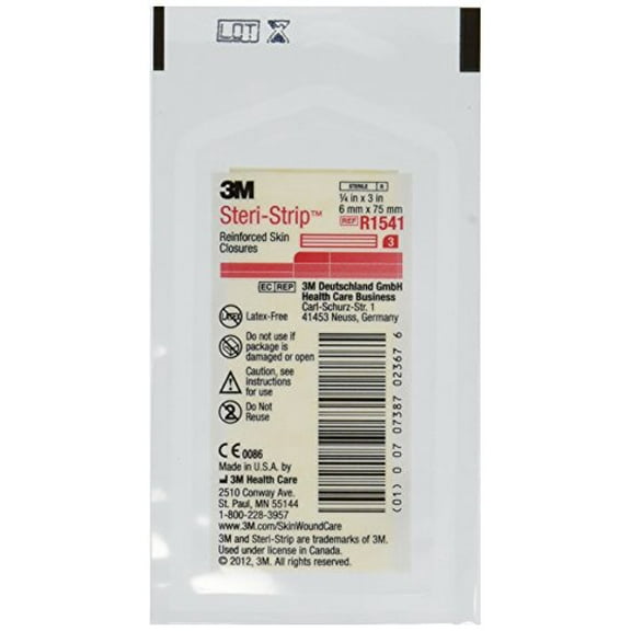 3M R1541 Steri-Strip Adhesive Skin. Closures ¼ in. x 3 in. (Set of 10)
