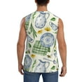 thumbnail image 4 of Daiia Vintage Utensils Printed Men's Tank Tops,Casual Soft Sleeveless Gym Muscle Shirts Bodybuilding Tee-Small, 4 of 8