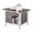 gray,white, variant on Outdoor Cat House Weatherproof, Feral Cat Shelter for Multiple Cats, Outdoor Wooden Cat Rabbit House with a Window, Open Roof and PVC Door Flaps