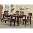 thumbnail image 2 of Rectangular Dining Table With Sturdy Legs Cherry Brown, 2 of 2