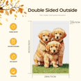 thumbnail image 2 of Golden Retriever Yard Flag Cute Dog Face Golden Retriever Garden Decoration Washable Colorful Cartoon Yard Flag Decoration for Balcony Porch Home Backyard Farmhouse 28x40in, 2 of 6