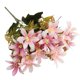 thumbnail image 1 of Cateissary Arreglo de flores falsas Elegante Bajo mantenimiento Larga duración Flores artificiales Decoración Minilirio4, 1 of 6