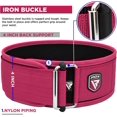thumbnail image 2 of RDX Weight Lifting Belt 4 Adjustable Back Lumbar Support Bodybuilding, Powerlifting Functional Strength Training Core Exercise Fitness Workout Squats Deadlifts, Home Gym Equipment, 2 of 8