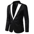 thumbnail image 1 of Traje de hombre para primavera y otoño, traje pequeño de negocios, abrigo occidental individual, traje joven ajustado de talla grande, 1 of 5