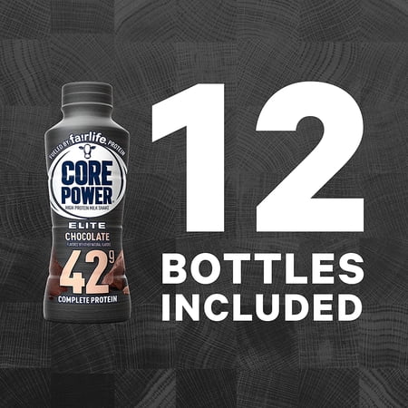 Fairlife Core Power Elite 42g High Protein Milk Shakes, Ready to Drink for Workout Recovery, Chocolate, 14 Fl Oz (Pack of 12) - Image 7