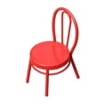 thumbnail image 2 of Milaget Chaise Miniature de Maison de Poupée Décoration de Maison de Poupée Accessoires Photo de Simulation Robustes pour Base Miniature Jardin Féerique Modèle Train Dioramas Rouge, 2 of 9
