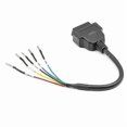 thumbnail image 1 of 16 Pin Obd Obd2 Female K Can Jumper Tester Connector Car Diagnostic Extension Cable Cord Pigtail, 1 of 4