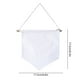 thumbnail image 3 of Plain Canvas Wall Hanging Banner | Reversible Blank Tapestry for Pin Display Badge Medal Photo Decor | Neutral White/Black/Khaki Canvas | DIY Customizable | 6.3x6.8in | 1 Pack, 3 of 6