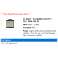 thumbnail image 2 of Oil Cooler - Compatible with 2010 - 2017 BMW 535i GT 2011 2012 2013 2014 2015 2016, 2 of 2