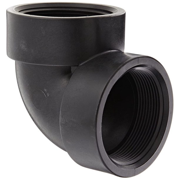 Banjo EL30090 Polypropylene Pipe Fitting 90 Degree Elbow Schedule 80 3 NPT Female
