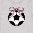 thumbnail image 4 of Inktastic Girls Soccer Ball Coquette Bow Girls Baby T-Shirt, 4 of 5