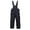 Black, variant on Waterproof Insulated Kids Ski Snow Bib Pants – Solid Color Warm Breathable Winter Snow Overalls for Boys and Girls