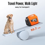 AIVOLT 4300W Gas Powered Inverter Generator, 3450W Running, Ultra-Quiet 60dBA, Under 3% THD Pure Sine Wave Electricity, CO Auto-Shutoff, 5.5h ECO Mode, Parallel Ready, EPA Compliant for RV Camping