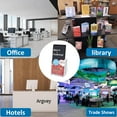 thumbnail image 6 of Acrylic Brochure Holder, 6 Pack Plastic Trifold 4 Inches Wide Pamphlet Holder Wall Mount/Countertop Organizer for Display Flyer, Booklet, Document, Literature, 6 of 6
