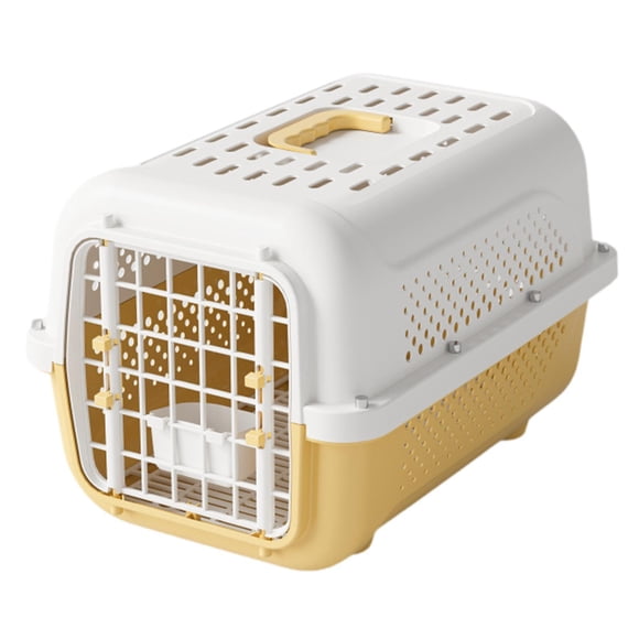 Transportín de viaje portátil para perros y gatos jinwen Amarillo