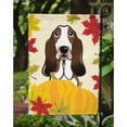 thumbnail image 3 of Caroline's Treasures BB2049GF Basset Hound Thanksgiving Flag Garden Size , Small, multicolor, 3 of 3